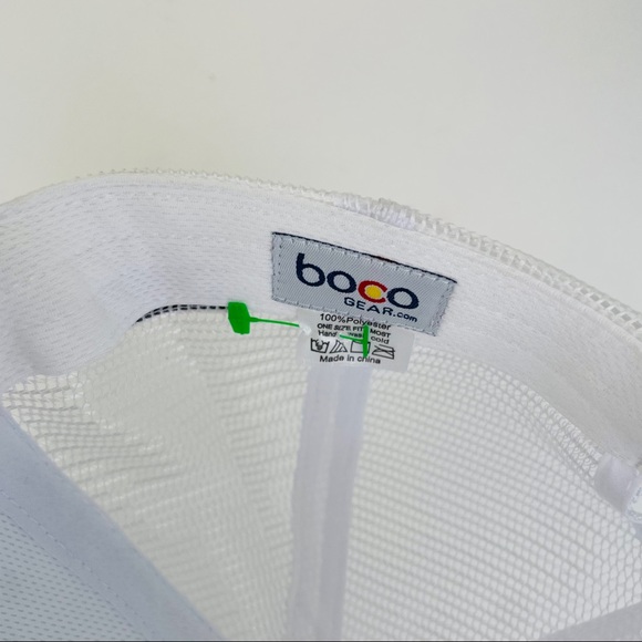 Boco Gear Marathon Training Academy Technical Trucker Mesh Snapback Blue Hat Cap - Picture 7 of 8